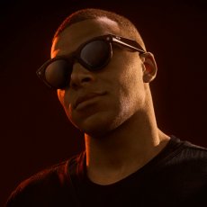 オークリー×Meta Meta HSTN Black (ブラック) / Prizm Black Polarized (プリズム ブラック 偏光レンズ) スマートグラス AIメガネ 着用画像